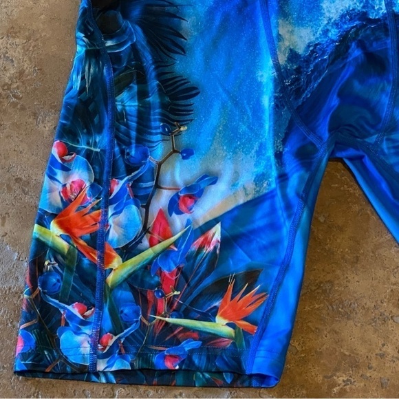 NWT~ETHIKA Men’s Blue Graphic Boxer Underwear Brief Size XL - Picture 2 of 5